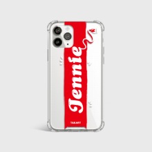 Custom : Happy Energy Red Clear Case