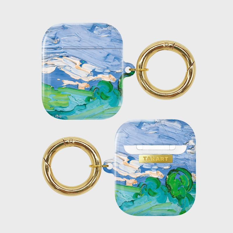 AirPods 1, 2 : The touch by Van Gogh. “Blue”